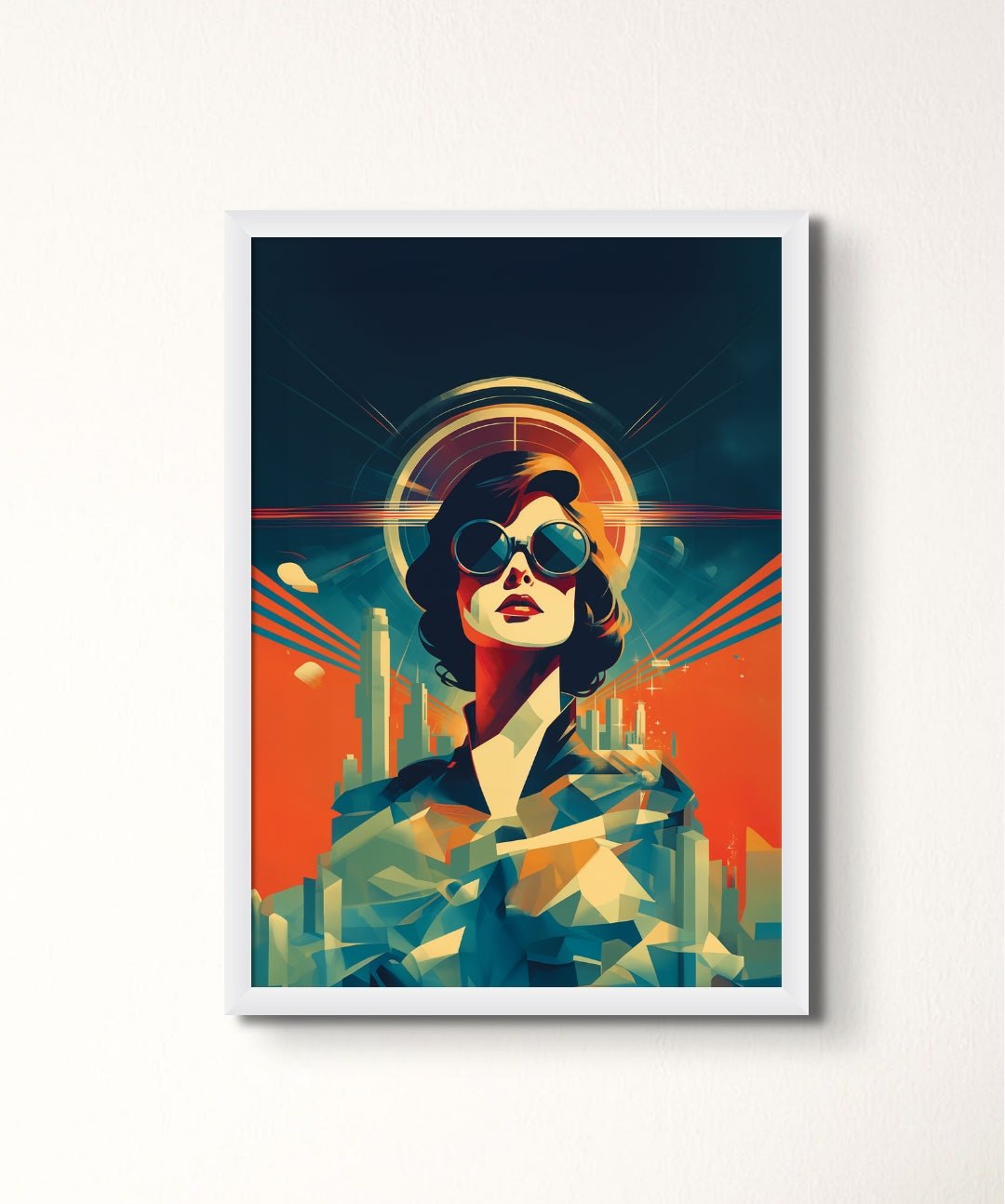 Neomystique - Words On Wall - - A4 - White Frame - Neomystique