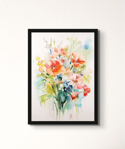 Florabelle(poster) - Words On Wall - - A3 - Black Frame - Florabelle(poster)