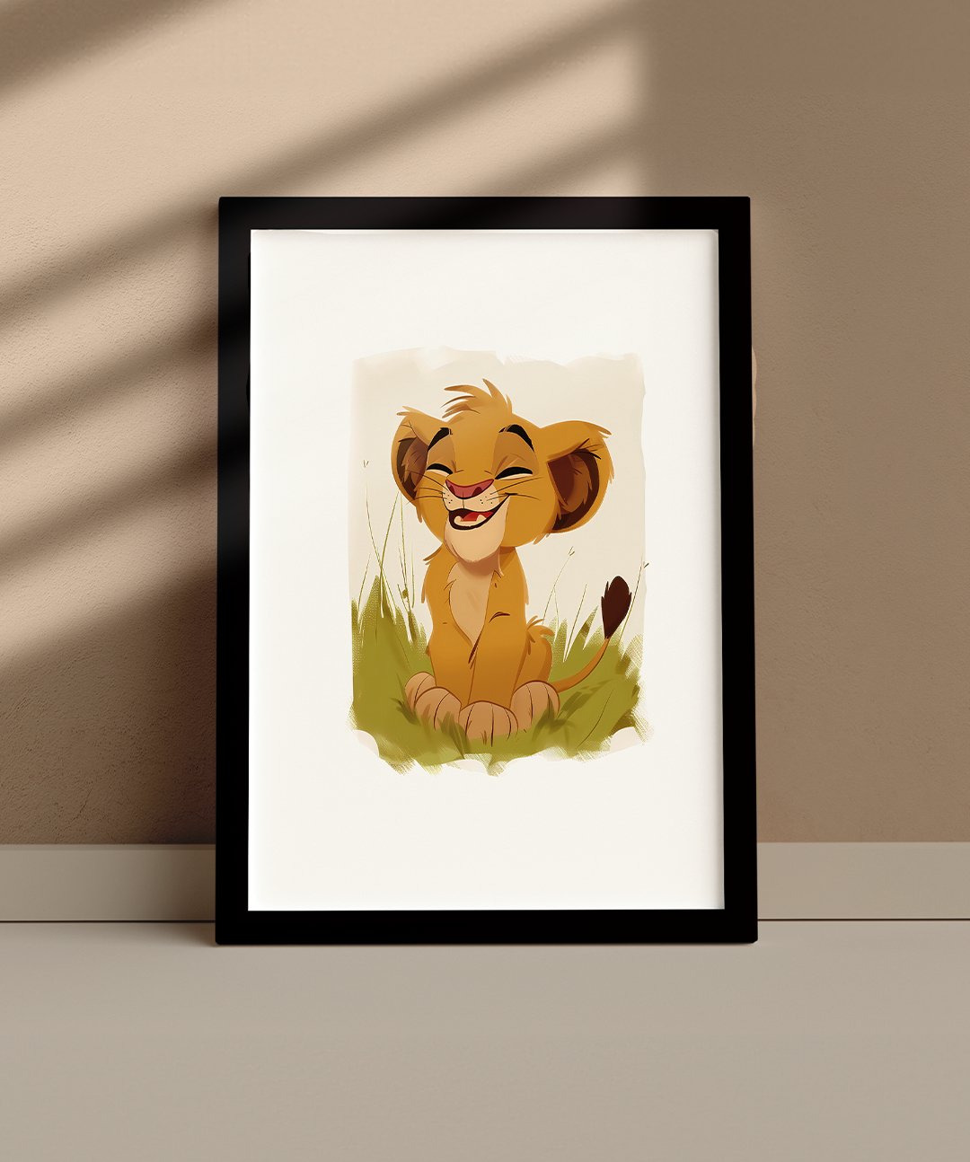 Hakuna Matata Junior - Words On Wall - A4 - Black Frame - Hakuna Matata Junior