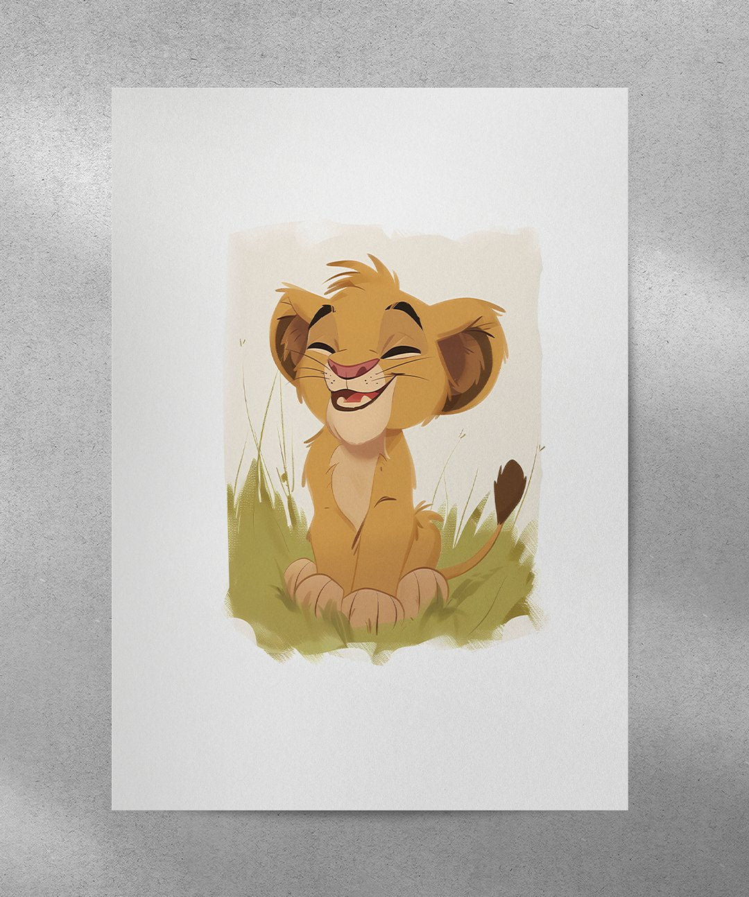 Hakuna Matata Junior - Words On Wall - A4 - No Frame - Hakuna Matata Junior