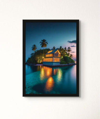 Horizon Home - Words On Wall - - A3 - Black Frame - Horizon Home