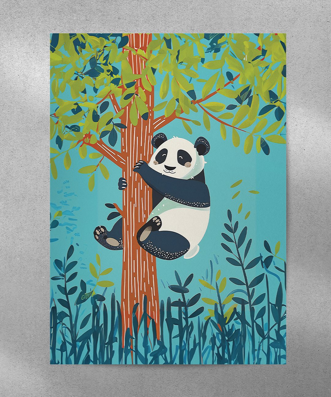 Panda Playtime - Words On Wall - A4 - No Frame - Panda Playtime