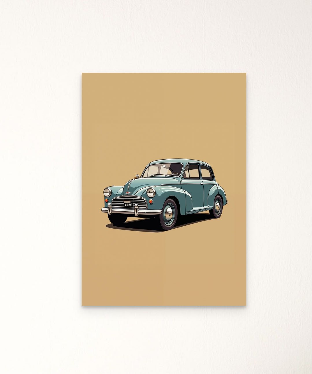 Retro Roadster - Words On Wall - - A4 - No Frame - Retro Roadster