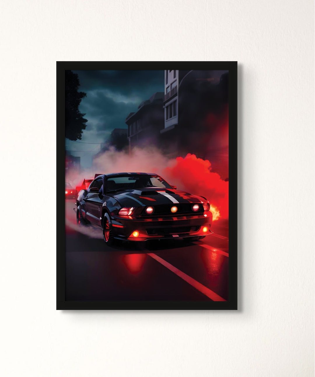 Scarlet Sprint - Words On Wall - - A3 - Black Frame - Scarlet Sprint