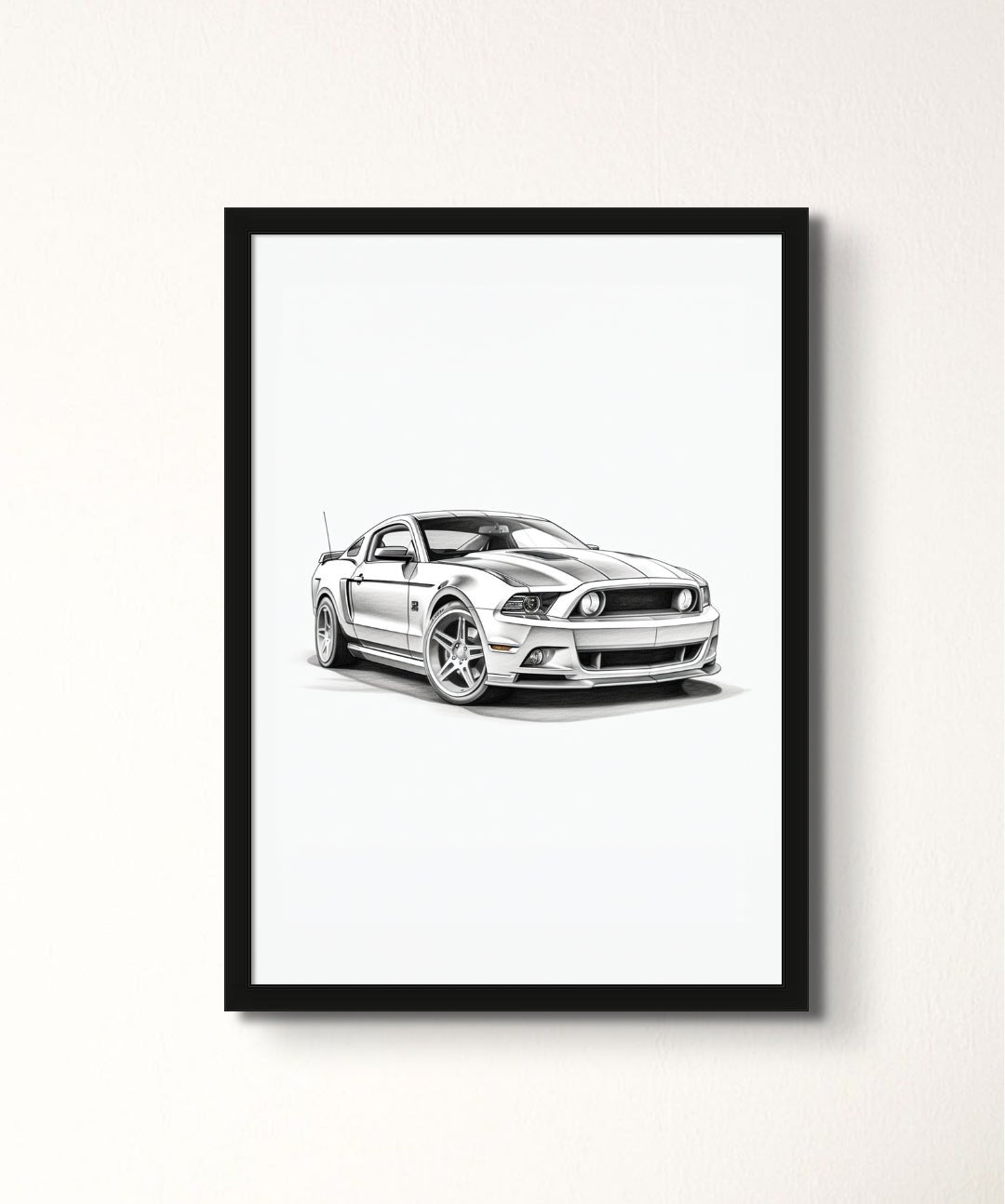 Speedcraft - Words On Wall - - A3 - Black Frame - Speedcraft