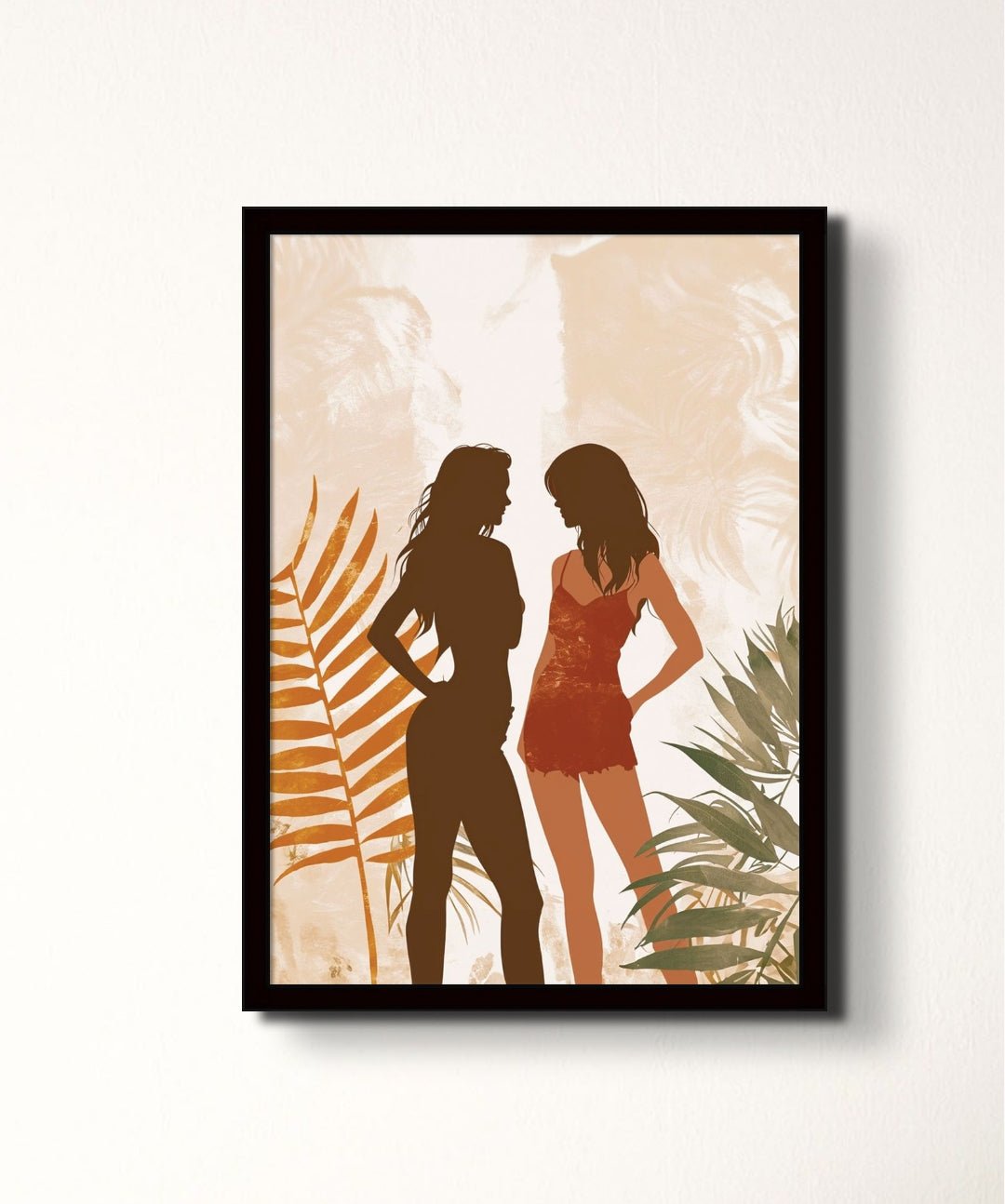 Sundown Sisters - Words On Wall - - A4 - Black Frame - Sundown Sisters