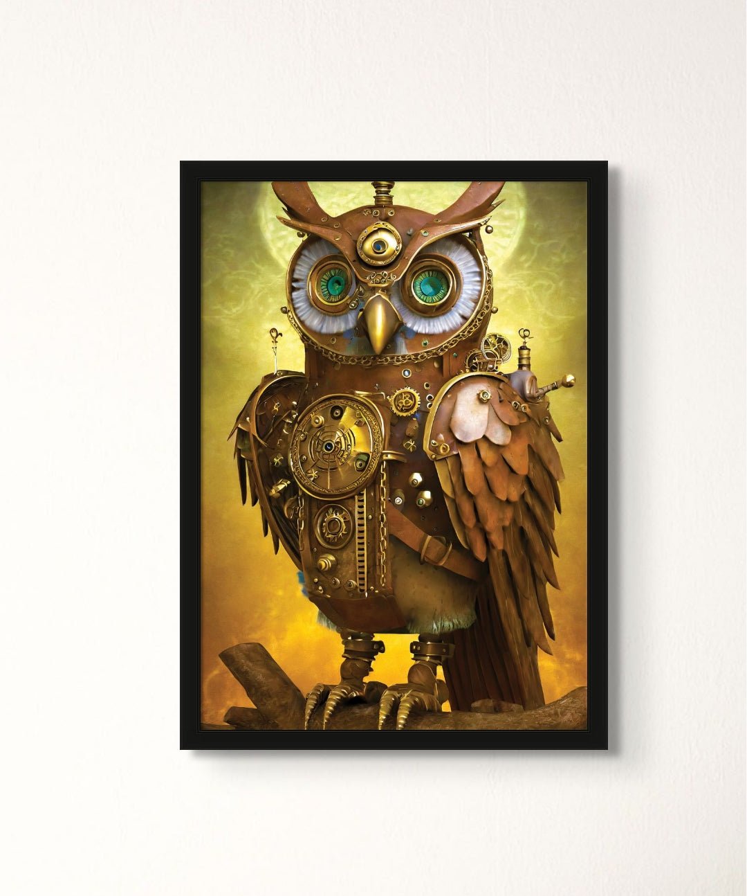 Timekeeper's Guardian - Words On Wall - - A3 - Black Frame - Timekeeper's Guardian