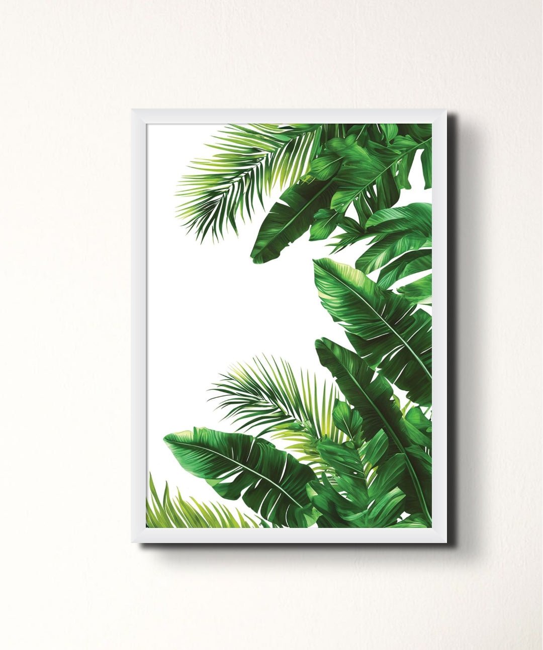 Tropical Whisper-2 - Words On Wall - - A4 - White Frame - Tropical Whisper-2