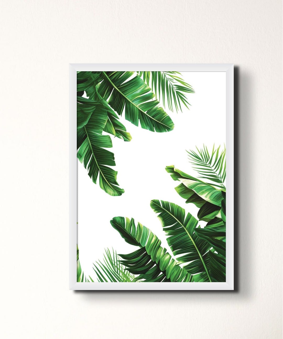 Tropical Whisper - Words On Wall - - A4 - White Frame - Tropical Whisper