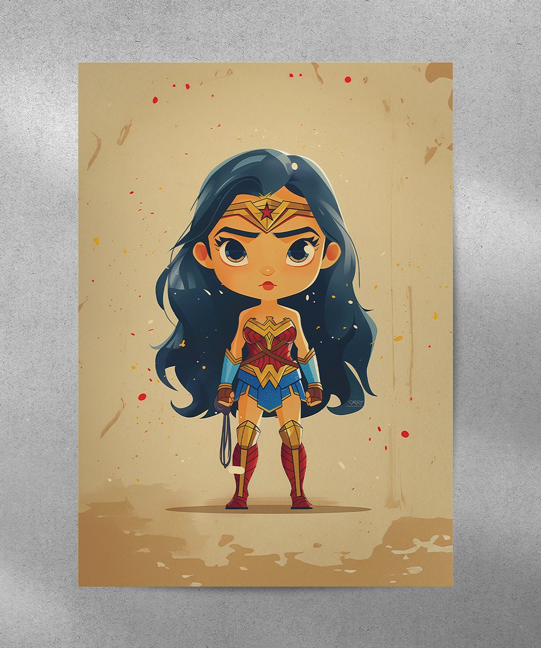 Wonder of Woman - Words On Wall - A4 - No Frame - Wonder of Woman