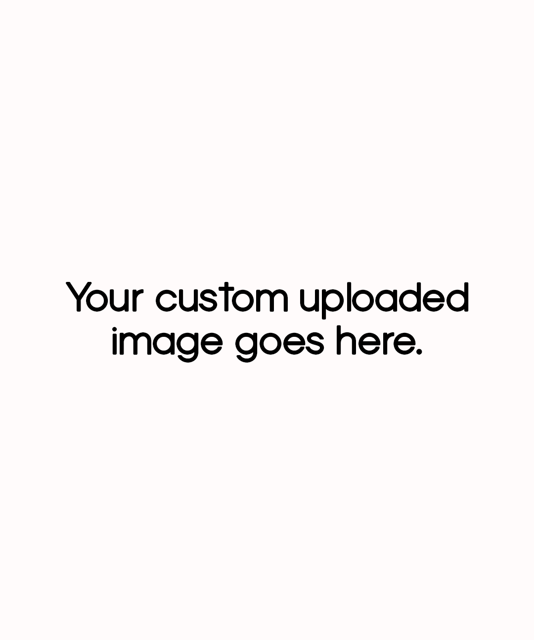 Your Custom Uploaded Image On The Frame - Words On Wall - - A3 - No Frame - Your Custom Uploaded Image On The Frame